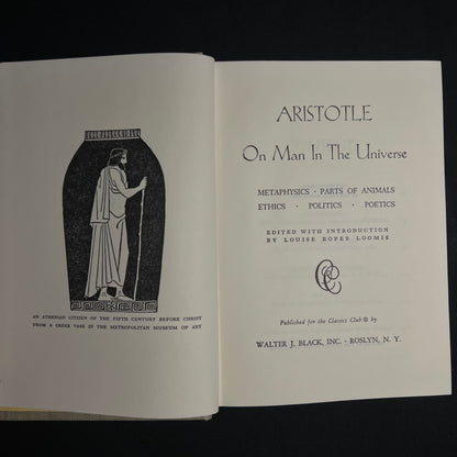 Aristotle On Man In The Universe By Louise Ropes Loomis