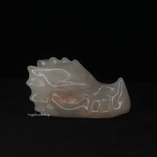 Dragon Head- Agate Carving "C"