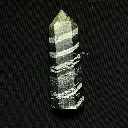 Green Zebra Jasper Tower