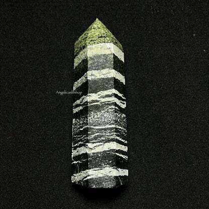 Green Zebra Jasper Tower