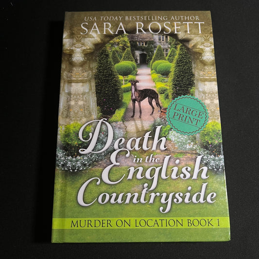 Death in the English Countryside By Sara Rosett ~ Large Print