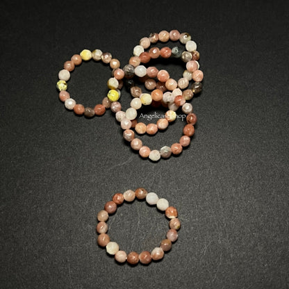 Crystal Bead Stretchy Rings