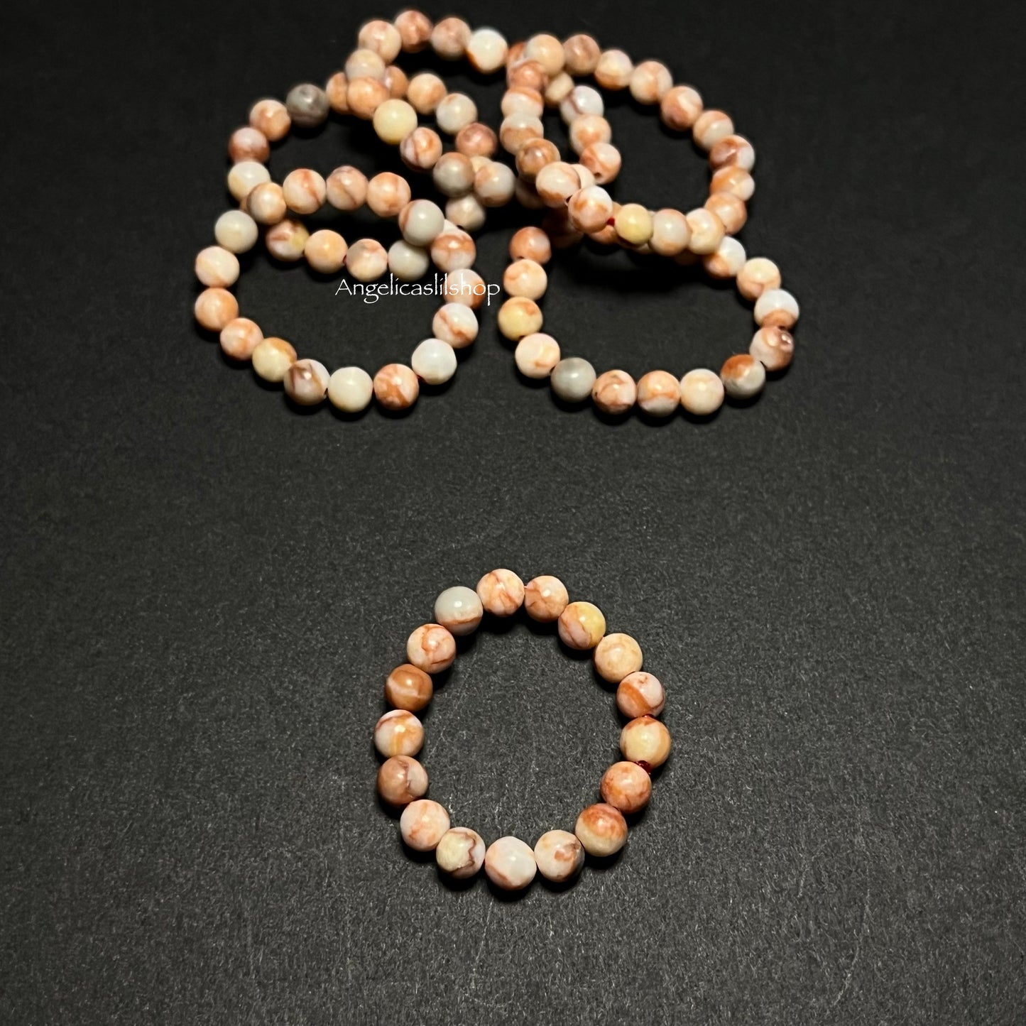 Crystal Bead Stretchy Rings