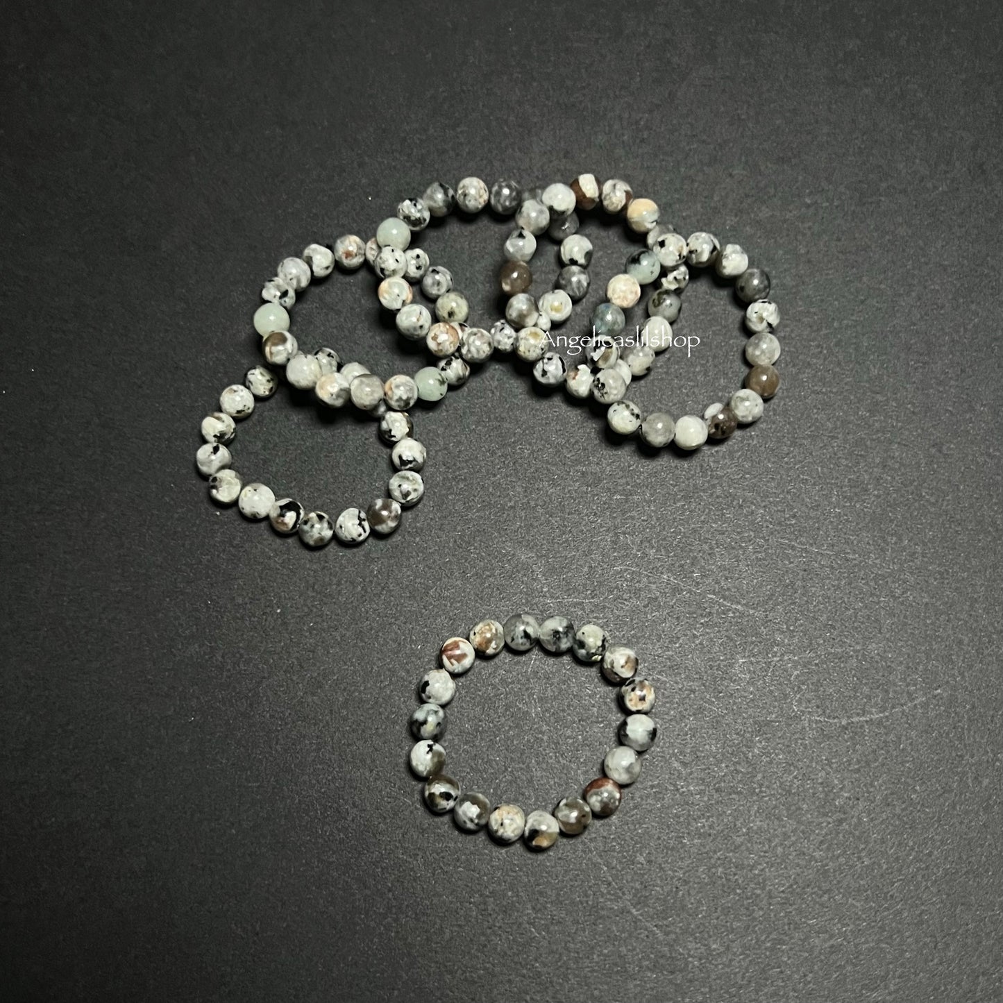 Crystal Bead Stretchy Rings