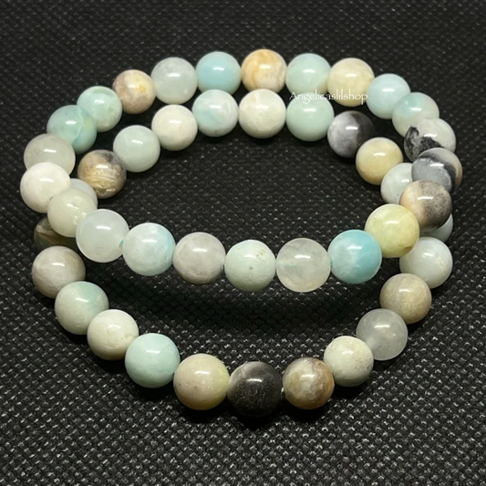 Pulsera de calcita caribeña (8 mm)