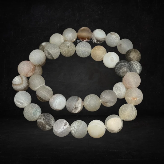 Druzy Agate Bracelet (10MM)