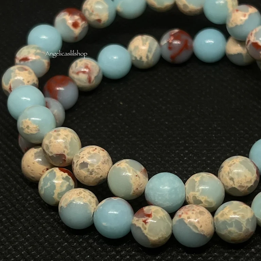 ShouShan Jasper Bracelet (Man-made)(8MM)