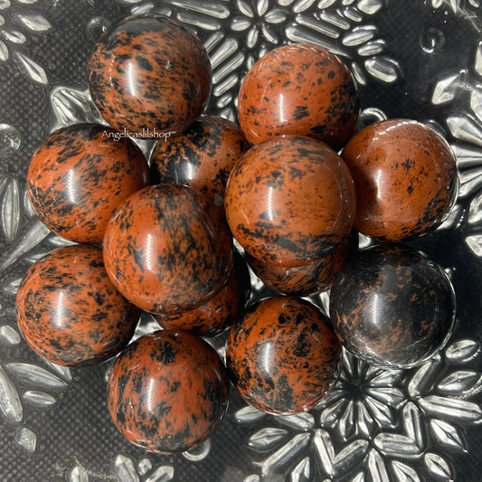 Mahogany Obsidian Sphere