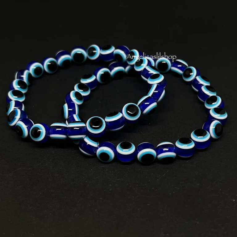 Pulsera de mal de ojo azul