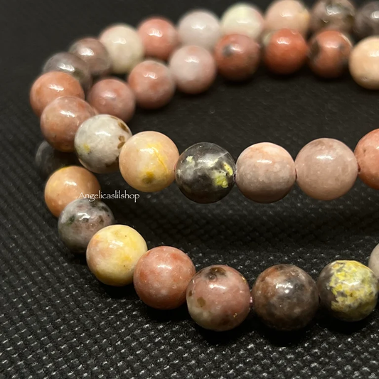 Plum Blossom Jasper Bracelet (8MM)