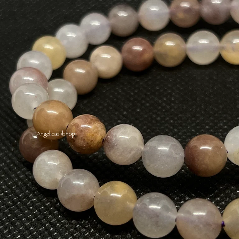 Pulsera de piedra violeta