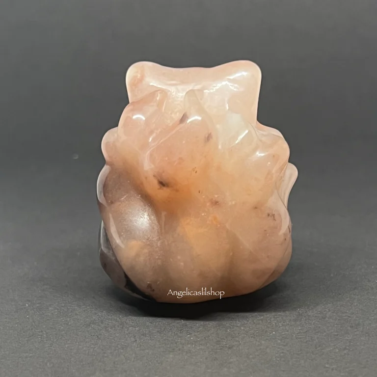 9 Tailed Fox - Agate Carving “C”