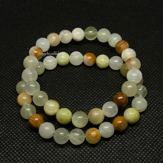 Pulsera de jade de Afganistán (8 mm)