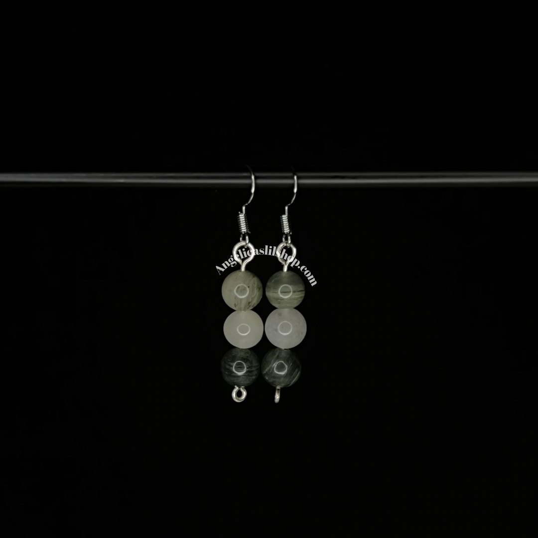 Stacked Crystal Dangle Earrings