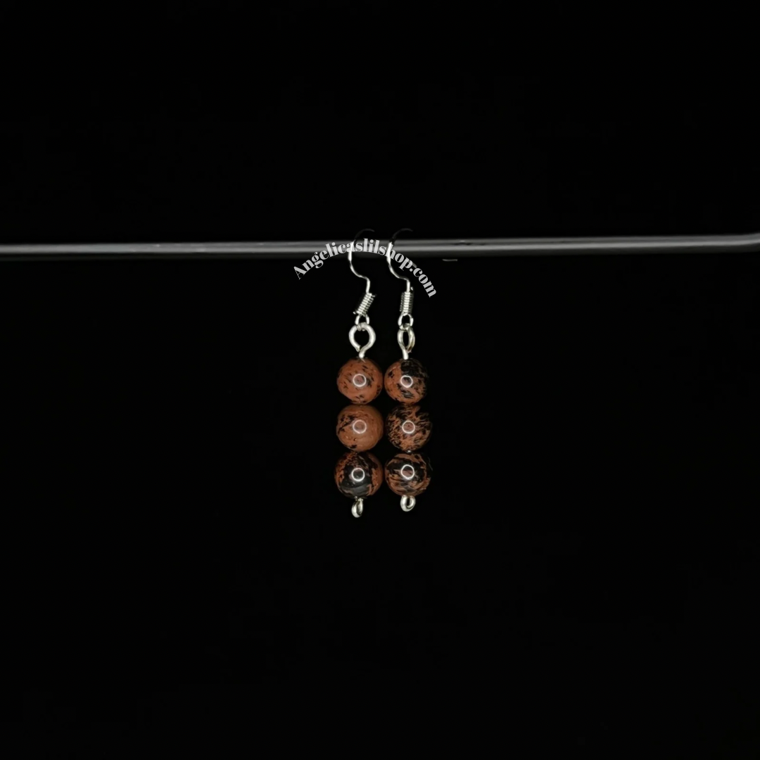 Stacked Crystal Dangle Earrings